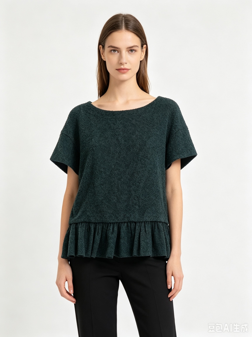 Tibi Ruffle-Hem Top - Picture 3 of 8